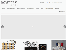 Tablet Screenshot of bowtify.com